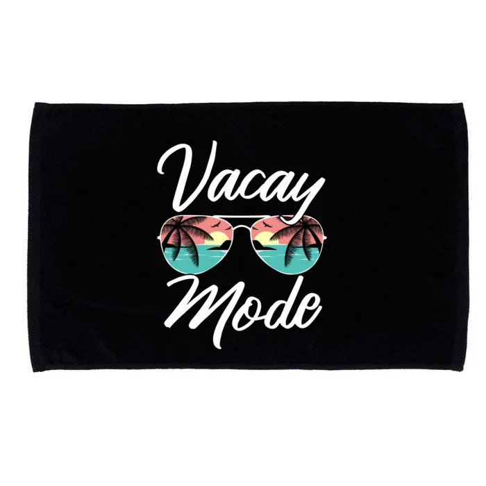 Vacay Mode Beach Vacation Mode Fans Gift Microfiber Hand Towel