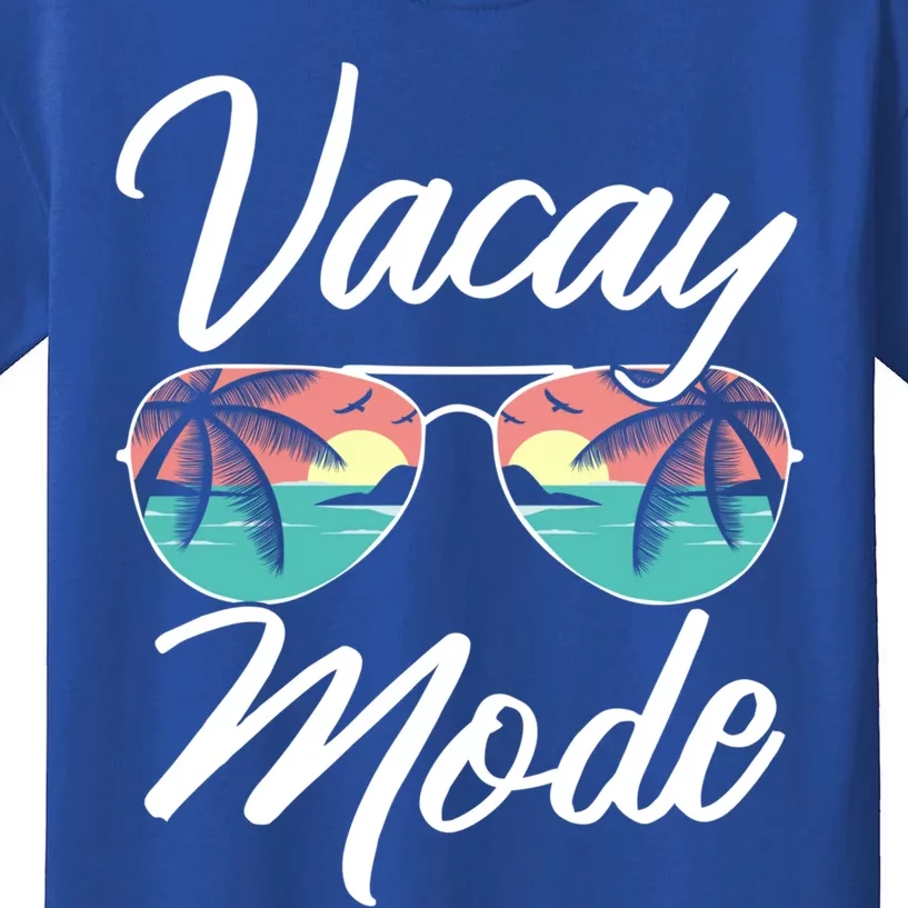 Vacay Mode Beach Vacation Mode Fans Gift Kids T-Shirt