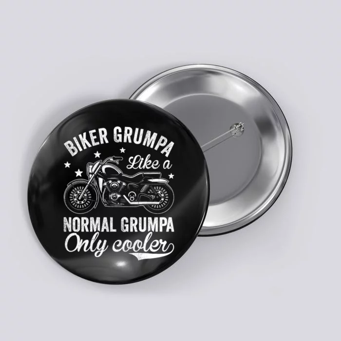 Vintage Motorcycle Bike Riders Biker Grumpa Button