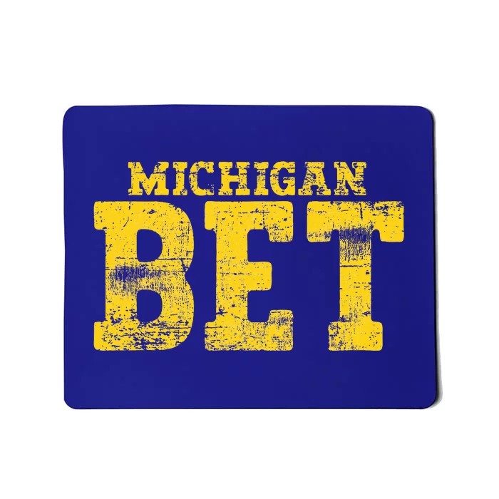 Vintage Michigan Bet Mousepad