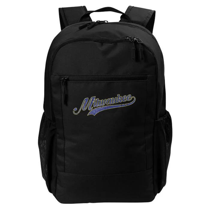 Vintage Milwaukee Baseball Daily Commute Backpack