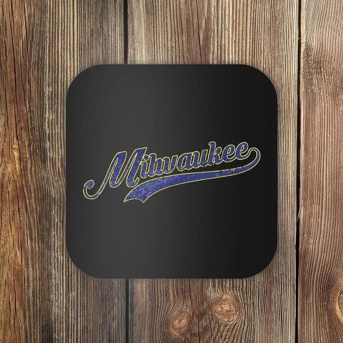 Vintage Milwaukee Baseball Coaster