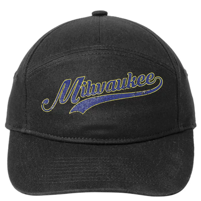 Vintage Milwaukee Baseball 7-Panel Snapback Hat