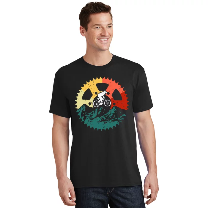 Vintage Mountain Biking Art For Mountain Biker T-Shirt