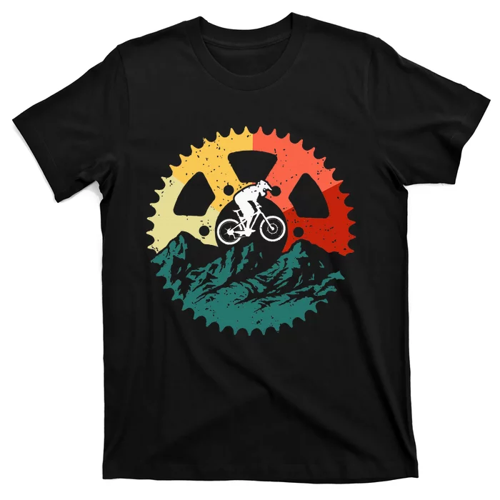 Vintage Mountain Biking Art For Mountain Biker T-Shirt