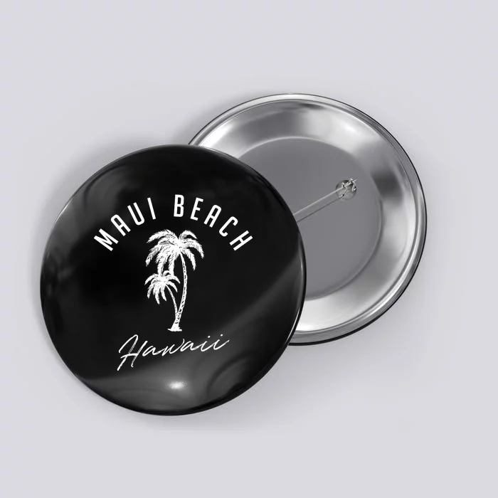 Vintage Maui Beach Hawaii Button