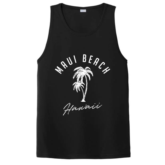 Vintage Maui Beach Hawaii Performance Tank