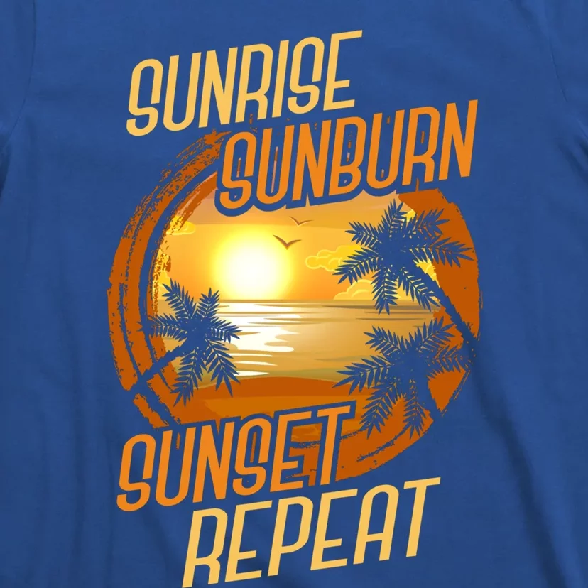 Vacay Mode Beach Vacation Sunrise Sunburn Sunset Repeat Gift T-Shirt