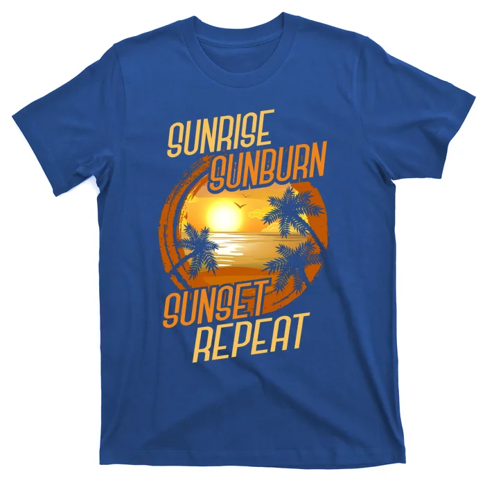 Vacay Mode Beach Vacation Sunrise Sunburn Sunset Repeat Gift T-Shirt