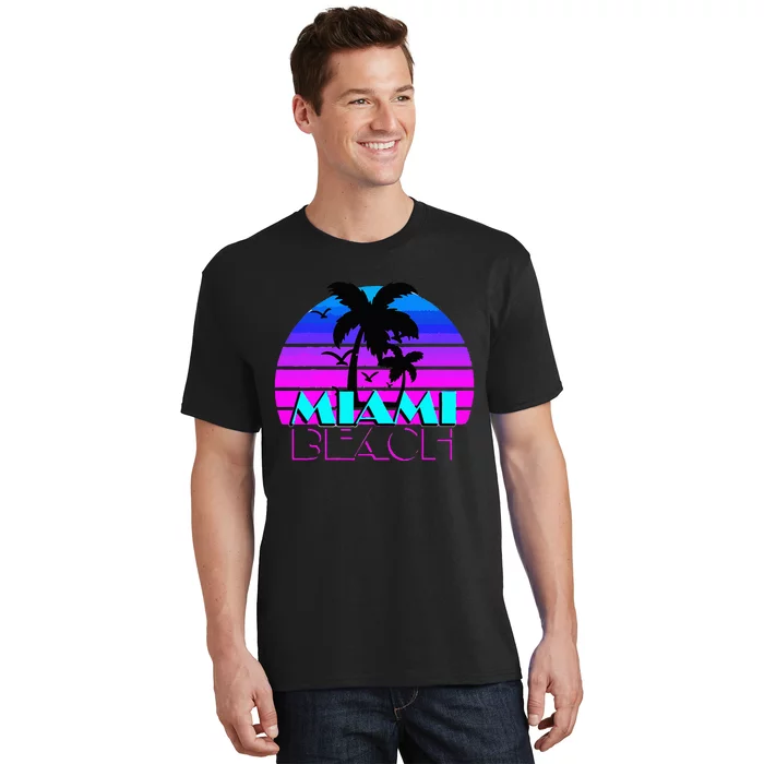 Vintage Miami Beach Novelty I Love Miami Miami T-Shirt