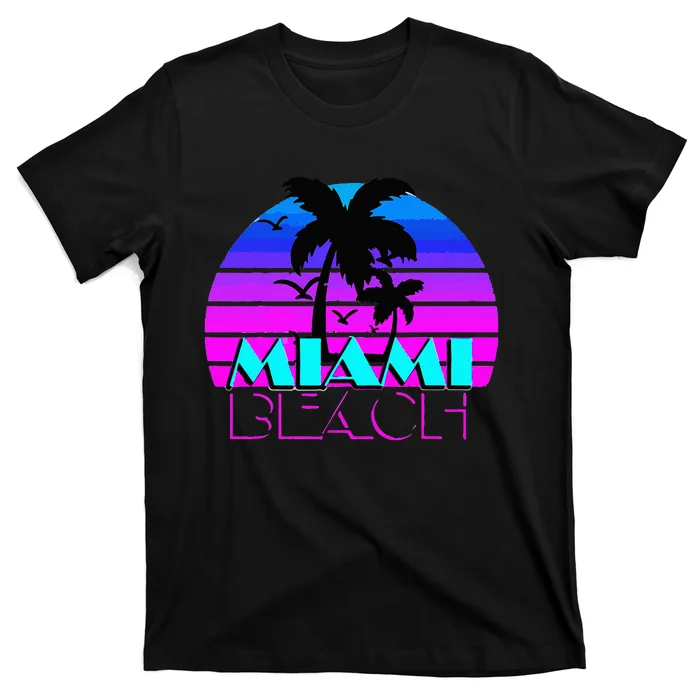 Vintage Miami Beach Novelty I Love Miami Miami T-Shirt