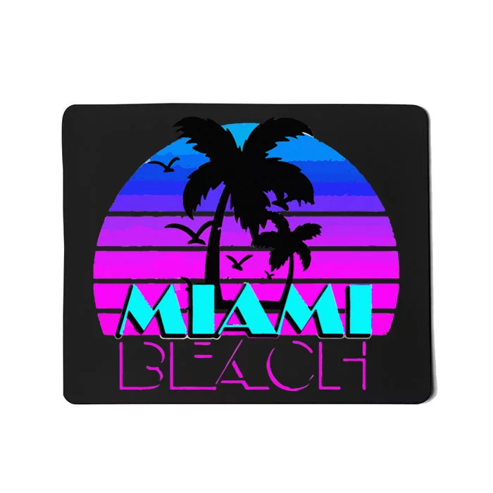 Vintage Miami Beach Novelty I Love Miami Miami Mousepad