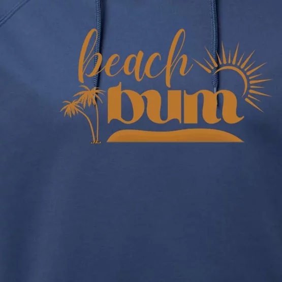 Vacay Mode Beach Bum Summer Vibes Meaningful Gift Sunshine Summer Beach Meaning Performance Fleece Hoodie