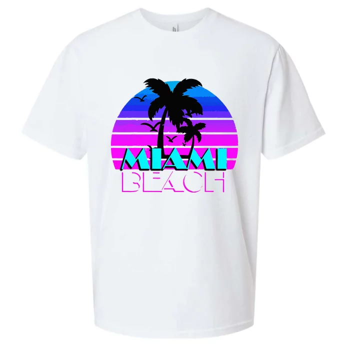 Vintage Miami Beach Sueded Cloud Jersey T-Shirt