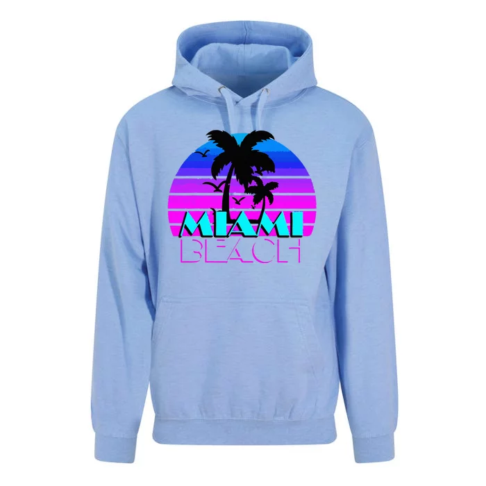 Vintage Miami Beach Unisex Surf Hoodie