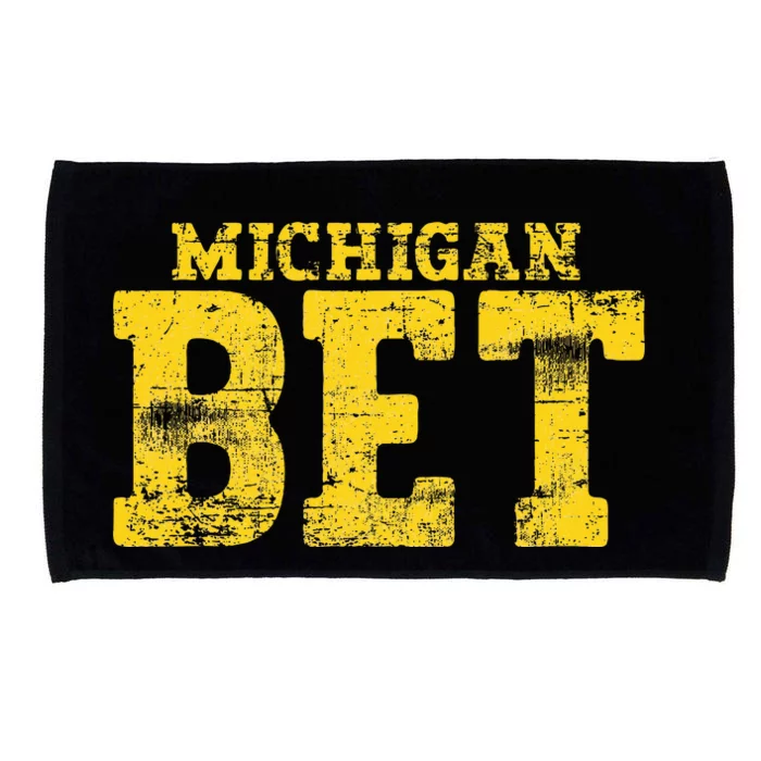 Vintage Michigan Bet Microfiber Hand Towel