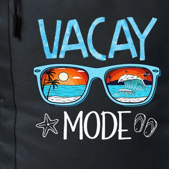 Vacay Mode Beach Vacation Summer Cruise Getaway Holiday Daily Commute Backpack