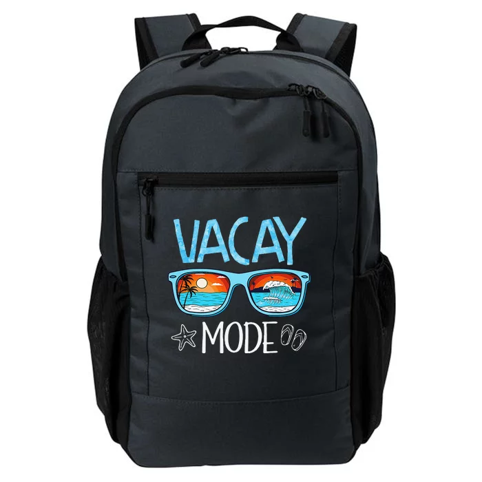 Vacay Mode Beach Vacation Summer Cruise Getaway Holiday Daily Commute Backpack