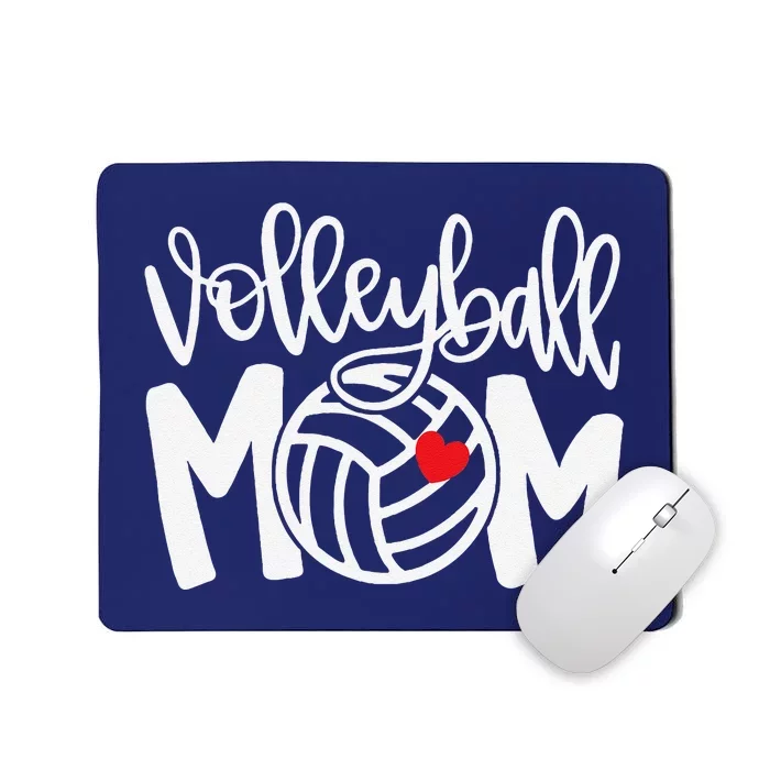 Volleyball Mom Cute Mom Life Volleyball Game Day Cheer Mom Mousepad