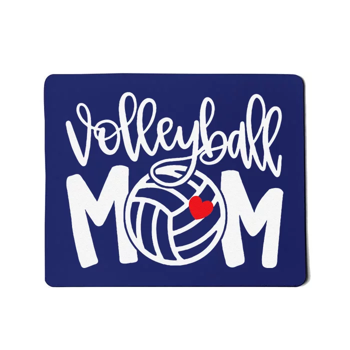 Volleyball Mom Cute Mom Life Volleyball Game Day Cheer Mom Mousepad