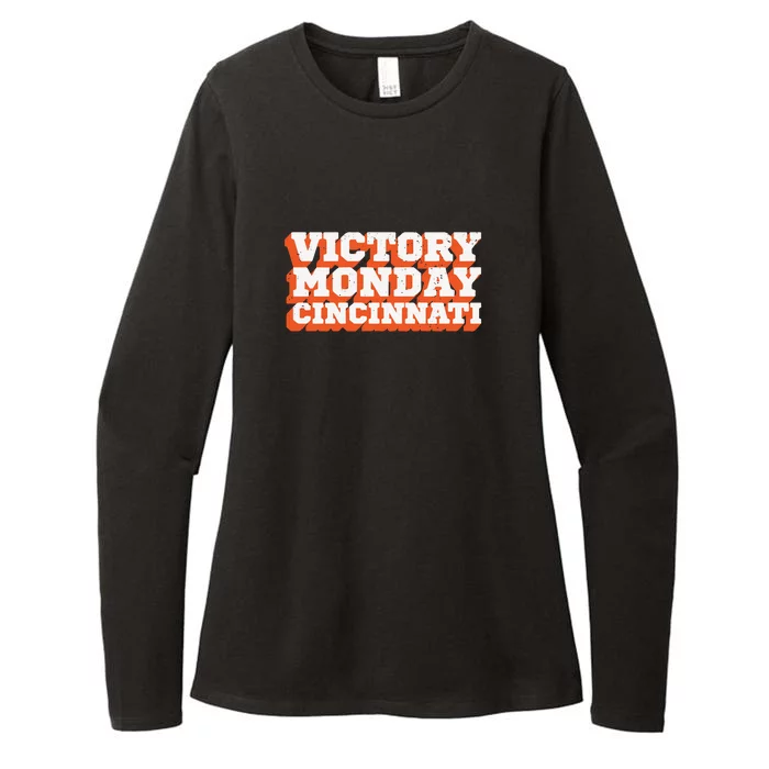 Victory Monday Cincinnati Womens CVC Long Sleeve Shirt