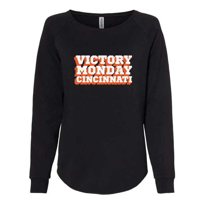 Victory Monday Cincinnati Womens California Wash Sweatshirt