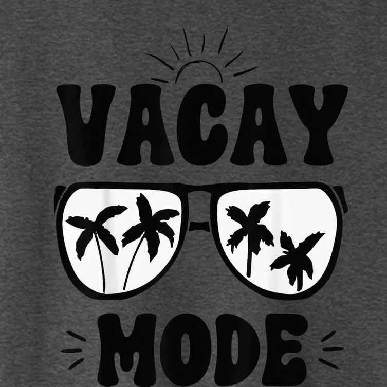 Vacay Mode Cute Vacation Summer Cruise Getaway Holiday Women's Crop Top Tee