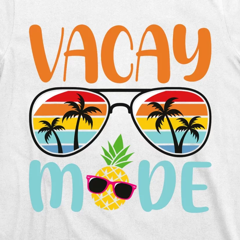 Vacay Mode Cute Vacation Summer Cruise Getaway Holiday T-Shirt