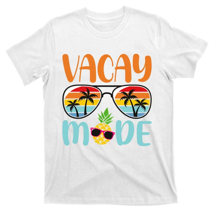 Vacay Mode Cute Vacation Summer Cruise Getaway Holiday T-Shirt