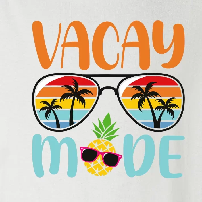 Vacay Mode Cute Vacation Summer Cruise Getaway Holiday Toddler Long Sleeve Shirt