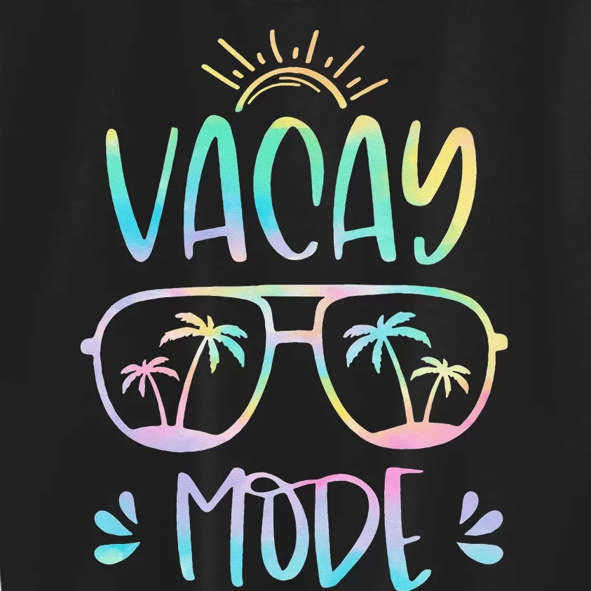 Vacay Mode Cute Vacation Summer Cruise Getaway Holiday Kids Sweatshirt