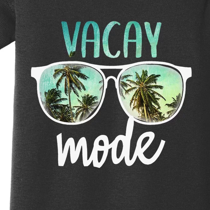 Vacay Mode Cute Vacation Summer Cruise Getaway Baby Bodysuit