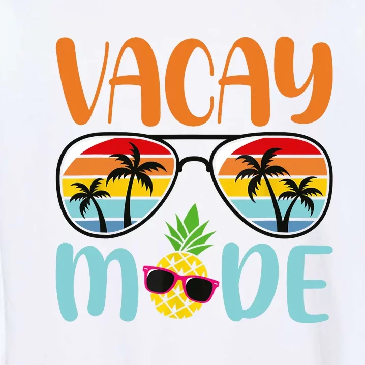 Vacay Mode Cute Vacation Summer Cruise Getaway Holiday Garment-Dyed Sweatshirt