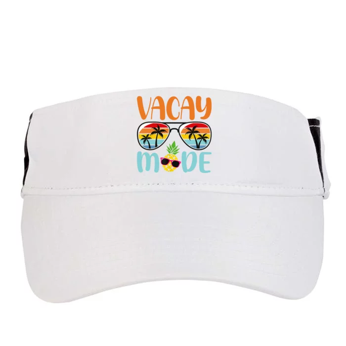 Vacay Mode Cute Vacation Summer Cruise Getaway Holiday Adult Drive Performance Visor