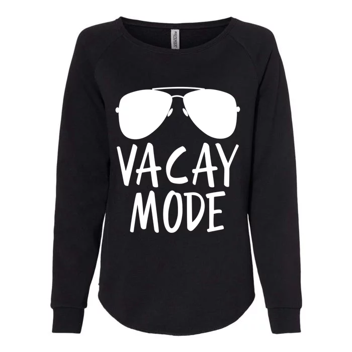 Vacay Mode Cute Vacation Summer Gift Womens California Wash Sweatshirt