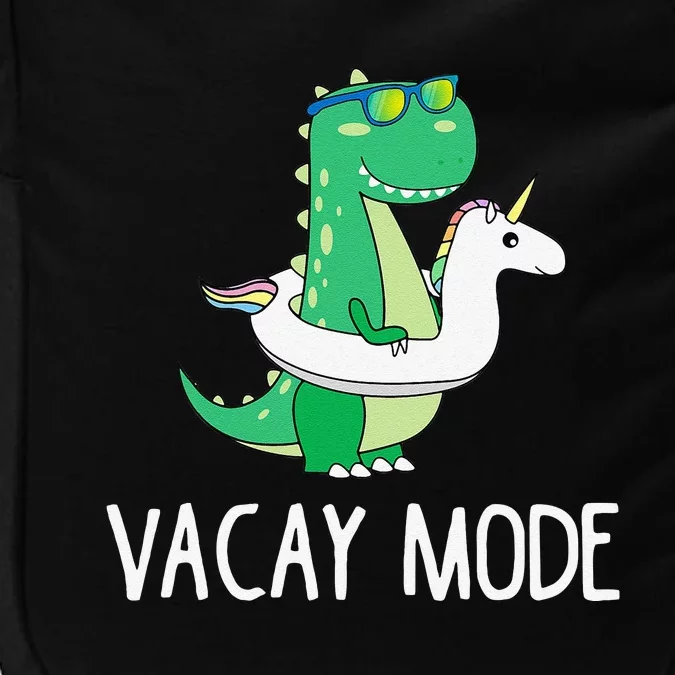 Vacay Mode Cute Dinosaur Funny Family Vacation Gift Impact Tech Backpack