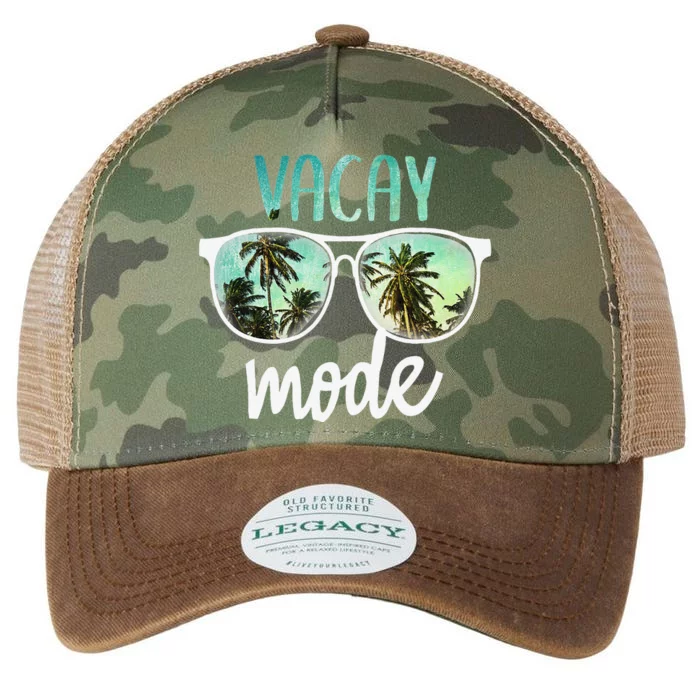 Vacay Mode Cute Vacation Summer Cruise Getaway Legacy Tie Dye Trucker Hat