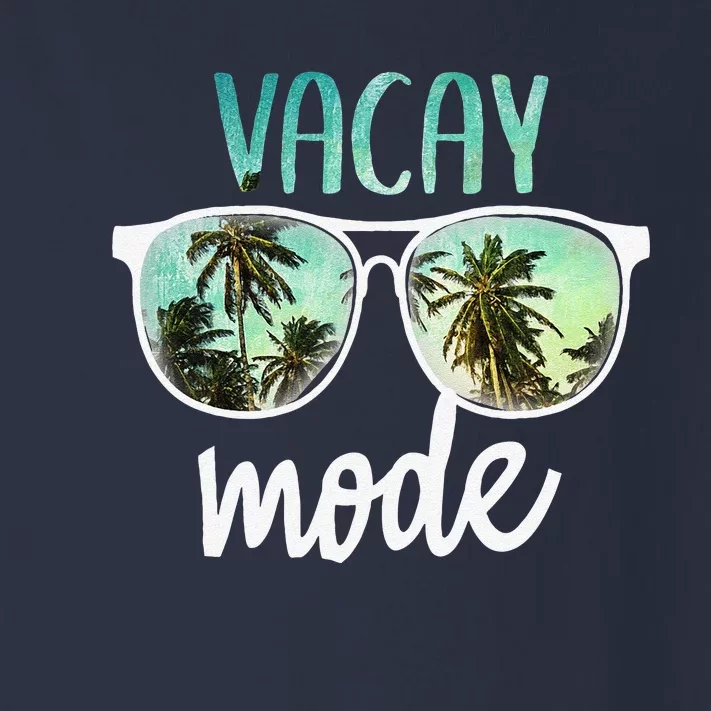 Vacay Mode Cute Vacation Summer Cruise Getaway Toddler Long Sleeve Shirt