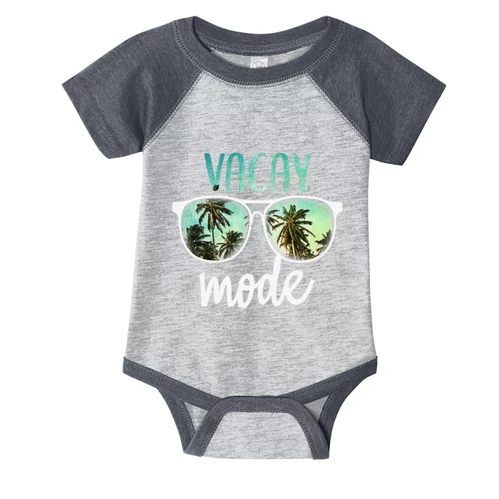 Vacay Mode Cute Vacation Summer Cruise Getaway Infant Baby Jersey Bodysuit