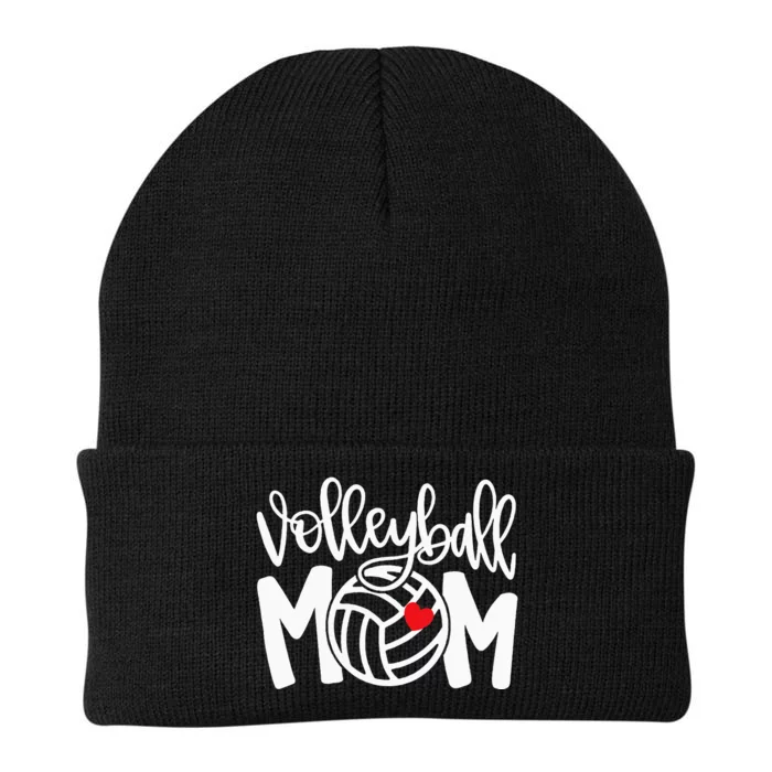 Volleyball Mom Cute Mom Life Volleyball Game Day Knit Cap Winter Beanie