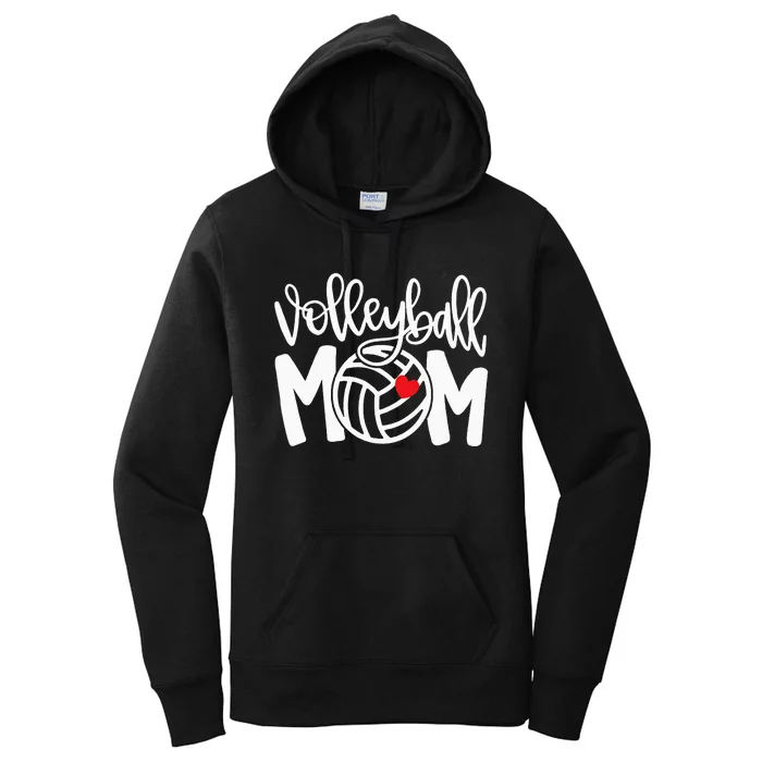 Volleyball Mom Cute Mom Life Volleyball Game Day Women's Pullover Hoodie