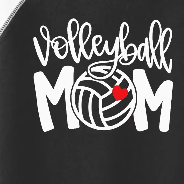 Volleyball Mom Cute Mom Life Volleyball Game Day Toddler Fine Jersey T-Shirt