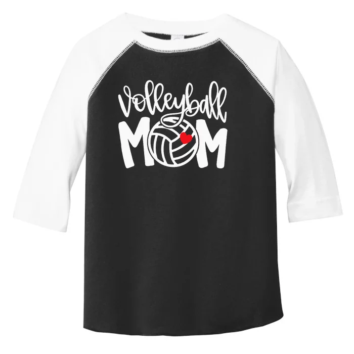 Volleyball Mom Cute Mom Life Volleyball Game Day Toddler Fine Jersey T-Shirt