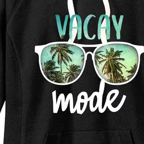 Vacay Mode Cute Vacation Summer Cruise Getaway Women's Fleece Hoodie