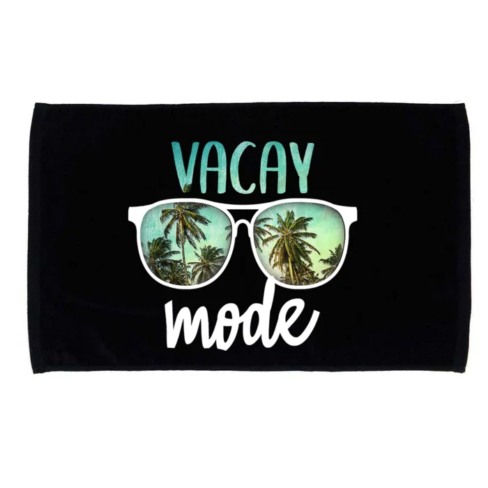 Vacay Mode Cute Vacation Summer Cruise Getaway Microfiber Hand Towel