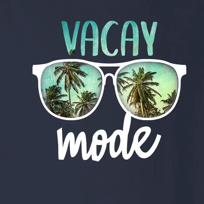 Vacay Mode Cute Vacation Summer Cruise Getaway Toddler Long Sleeve Shirt