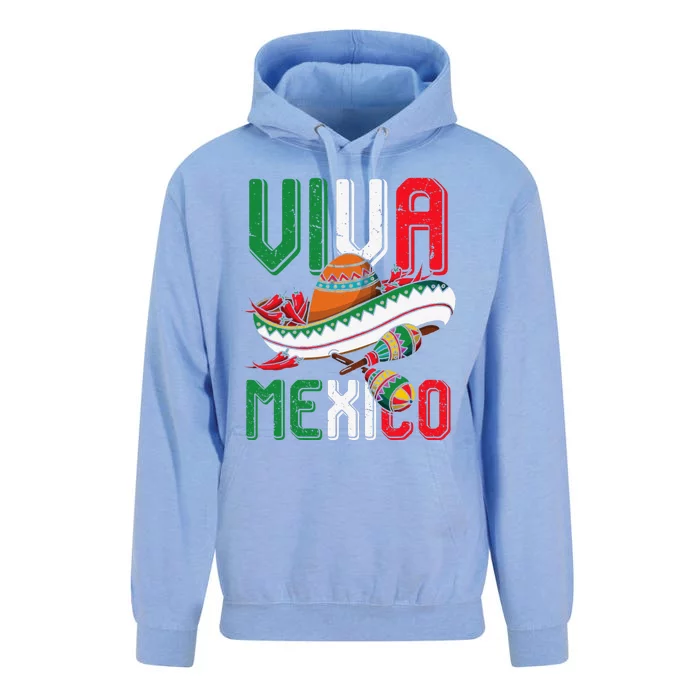 Viva Mexico Cinco De Mayo Unisex Surf Hoodie