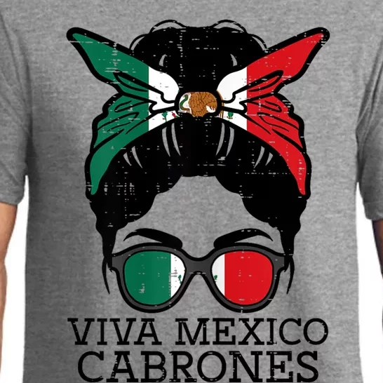 Viva Mexico Cabrones Bun Fun Mexican Independence Day Pajama Set