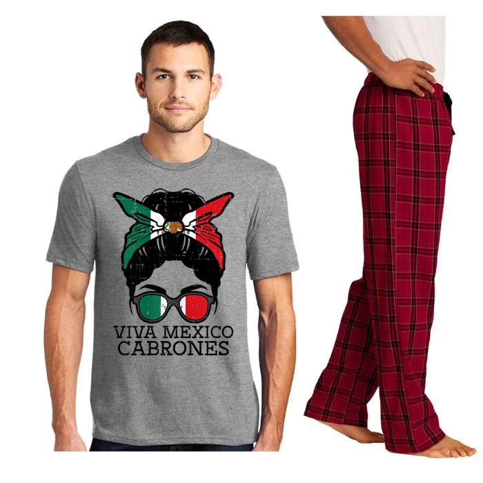 Viva Mexico Cabrones Bun Fun Mexican Independence Day Pajama Set