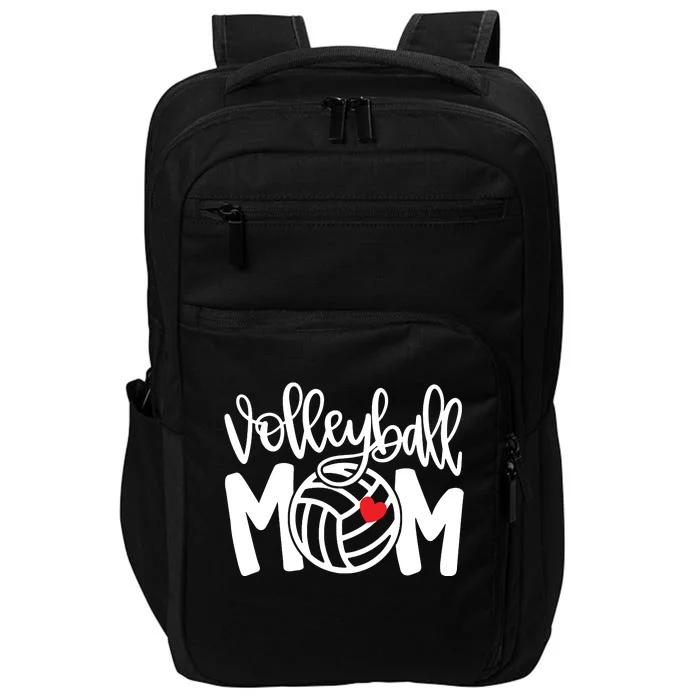 Volleyball Mom Cute Mom Life Volleyball Game Day Cheer Mom Impact Tech Backpack